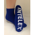 Royal Blue Adult XL Ankle Length Comfort Slipper Socks